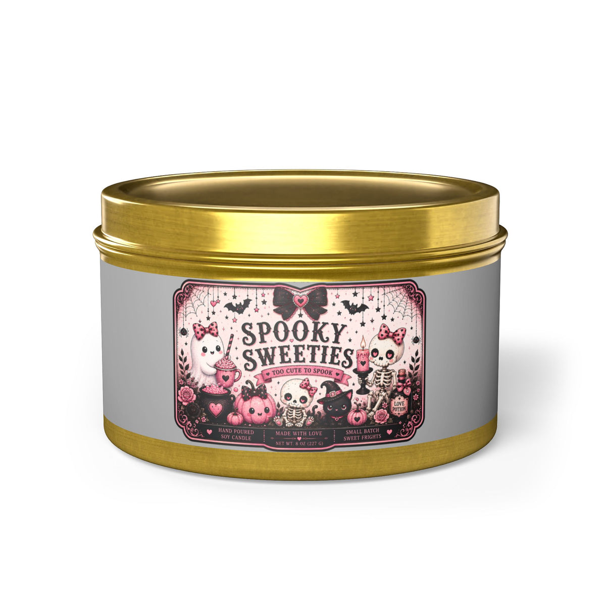 Spooky Sweeties Candle #2 | 8 oz Scented Tin Candle