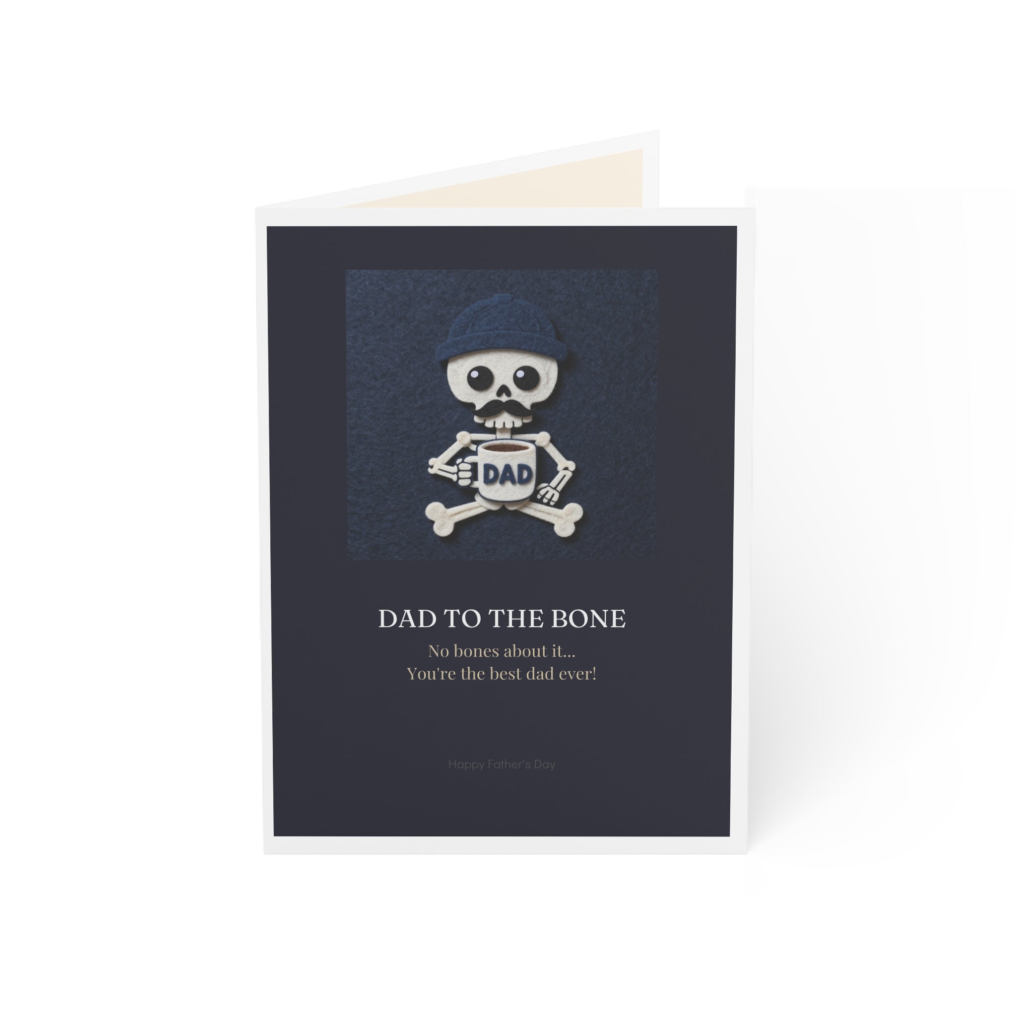 Father's Day card - Bones and Beards (1 pc)