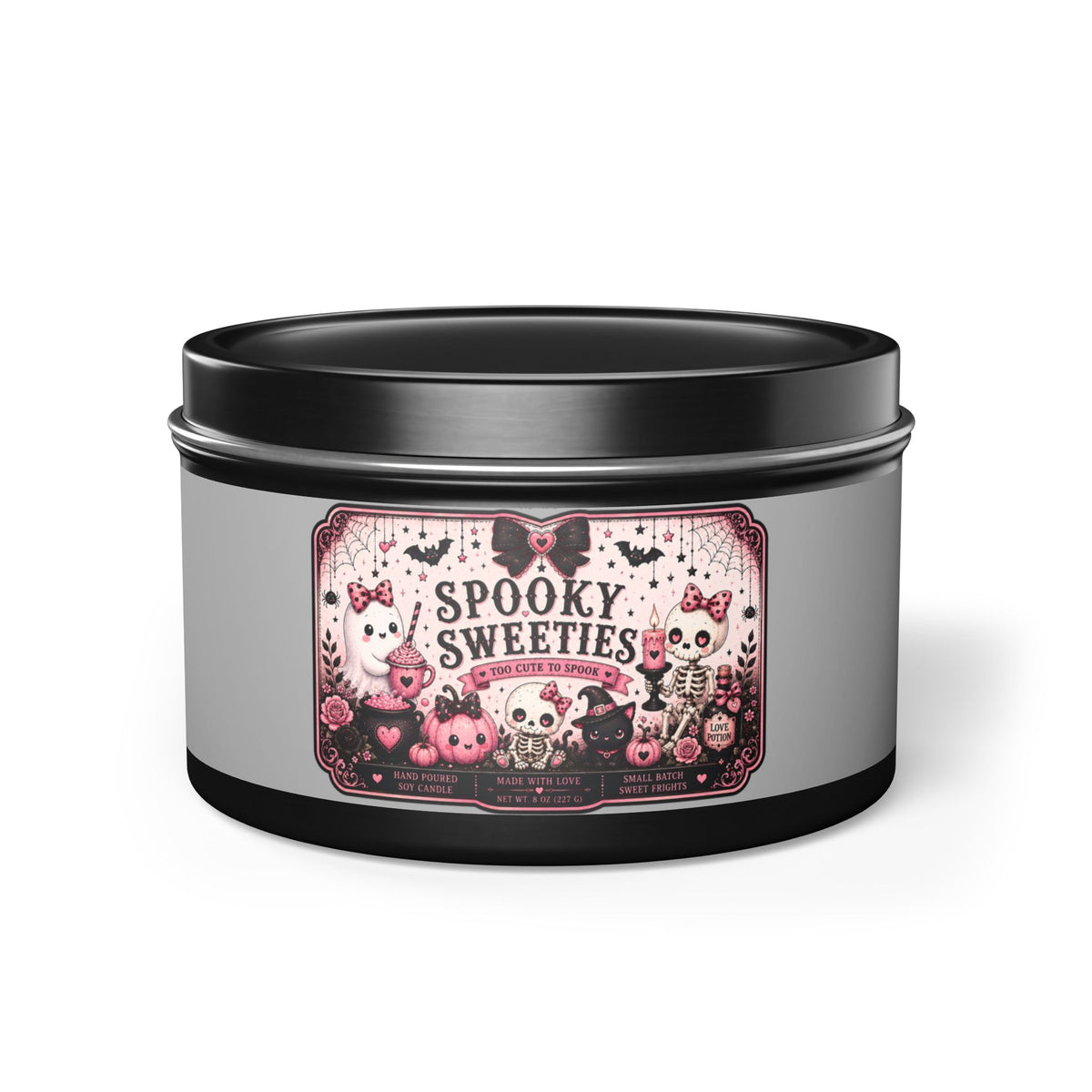 Spooky Sweeties Candle #2 | 8 oz Scented Tin Candle