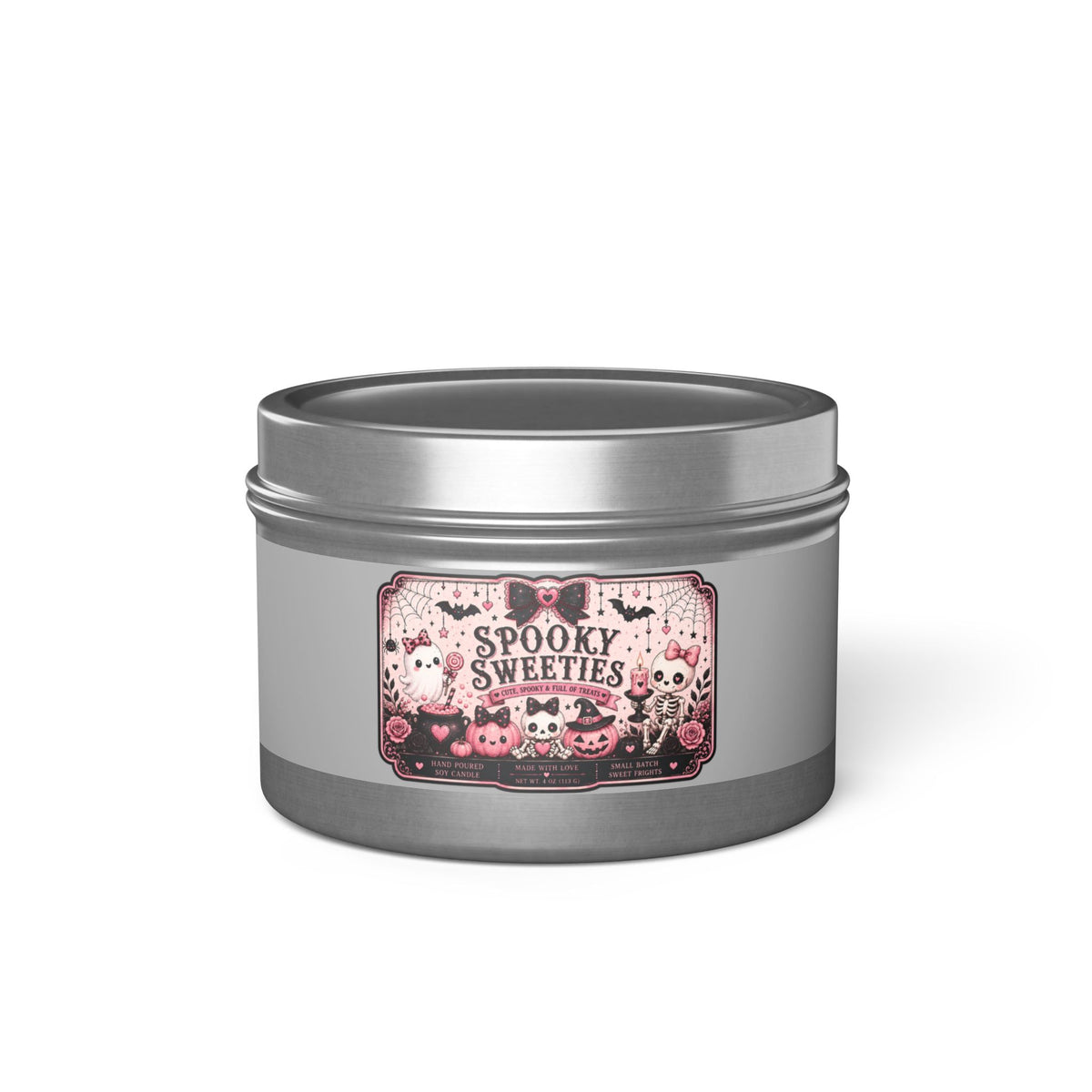 Spooky Sweeties Candle #1 | 4 oz Scented Tin Candle