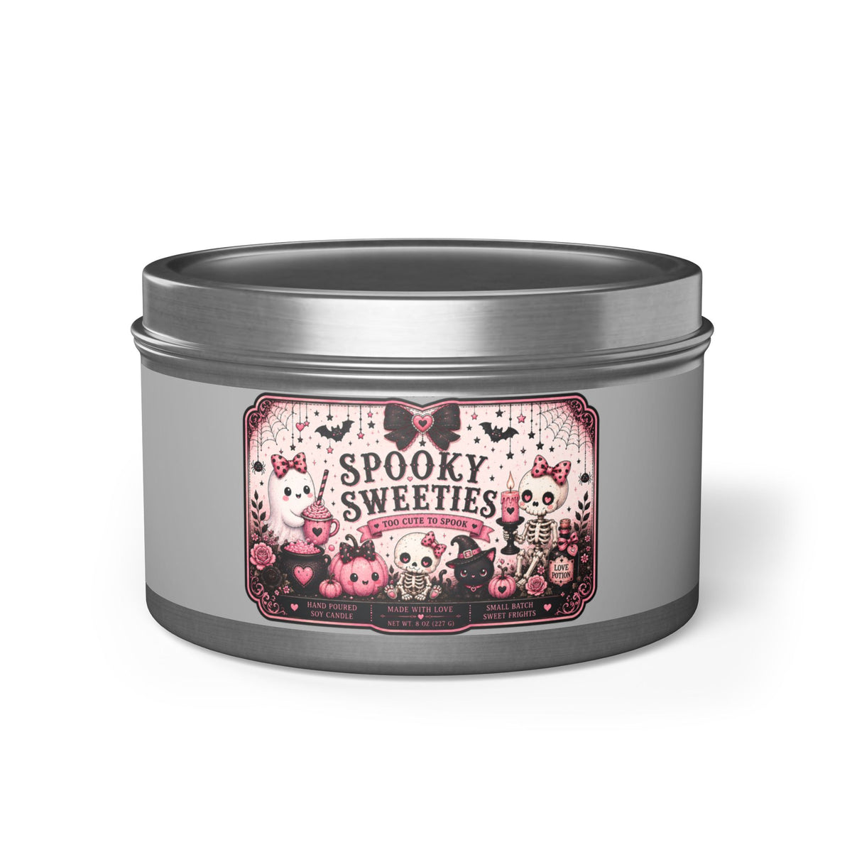 Spooky Sweeties Candle #2 | 8 oz Scented Tin Candle