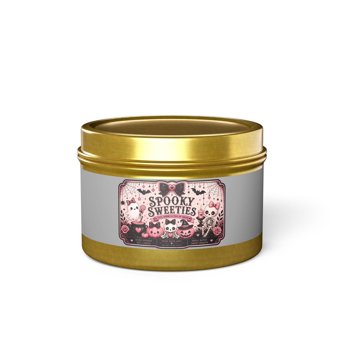 Spooky Sweeties Candle #1 | 4 oz Scented Tin Candle
