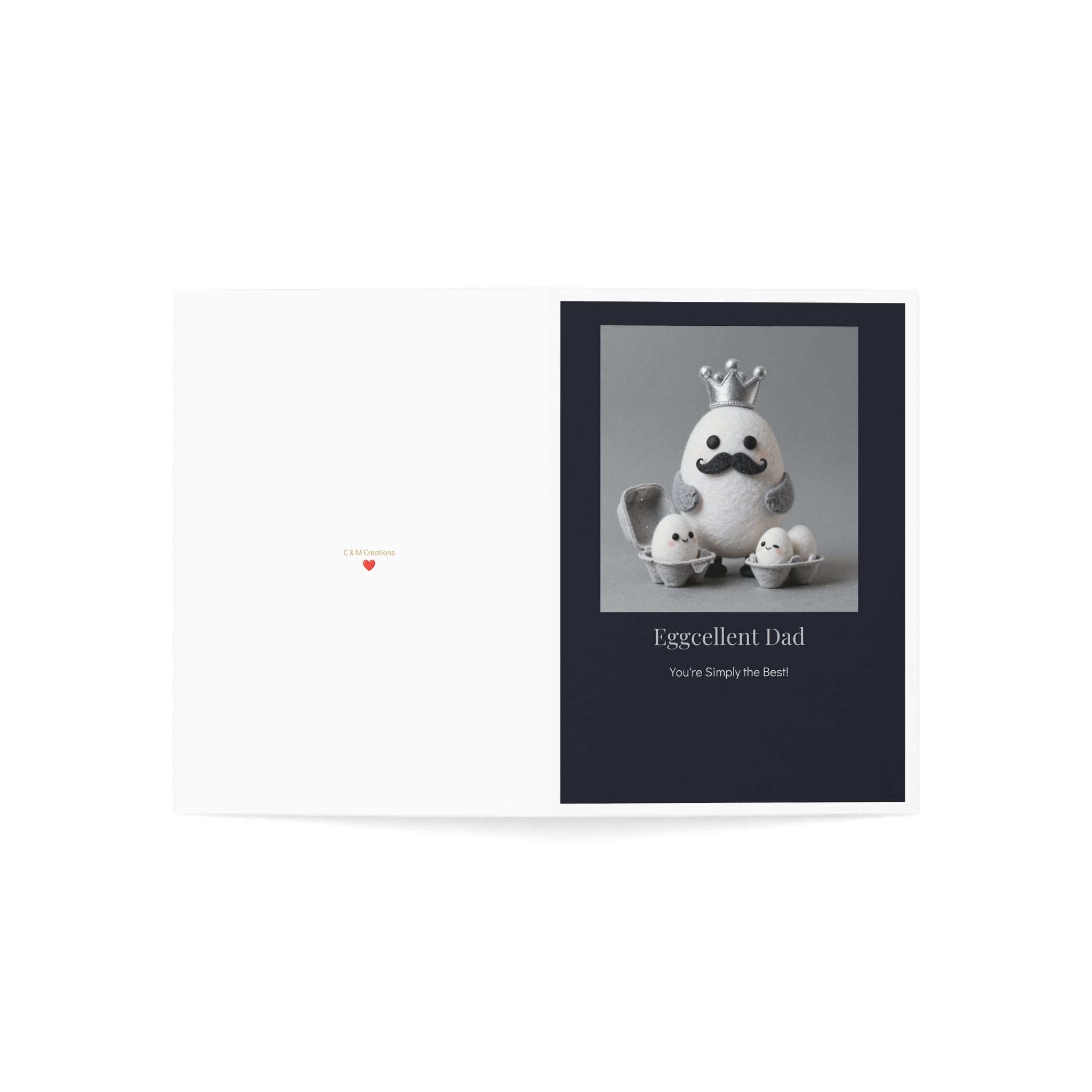 Father's Day card - Eggcellent (1 pc)