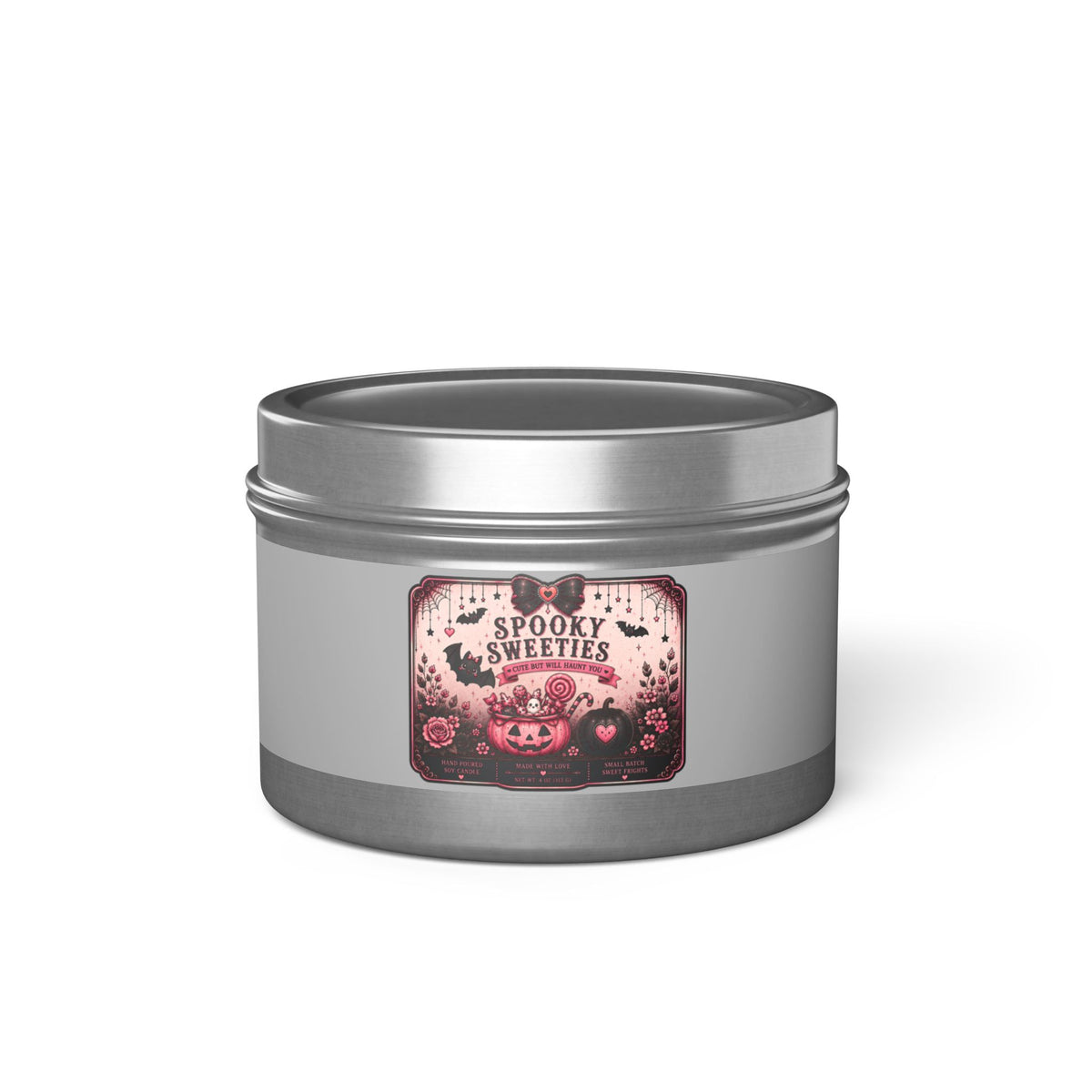 Spooky Sweeties Candle #4 | 4 oz Scented Tin Candle