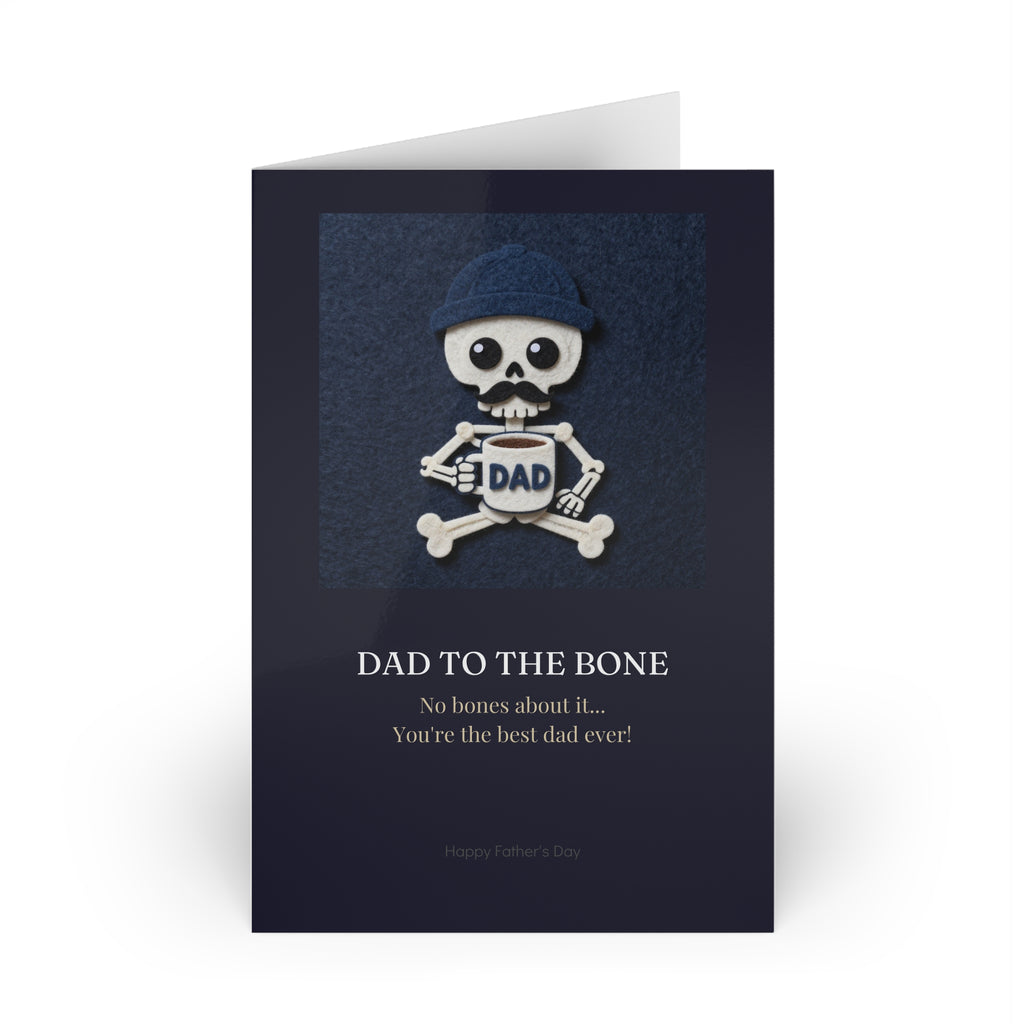 Father's Day Card — Dad to the Bone (1 pc)