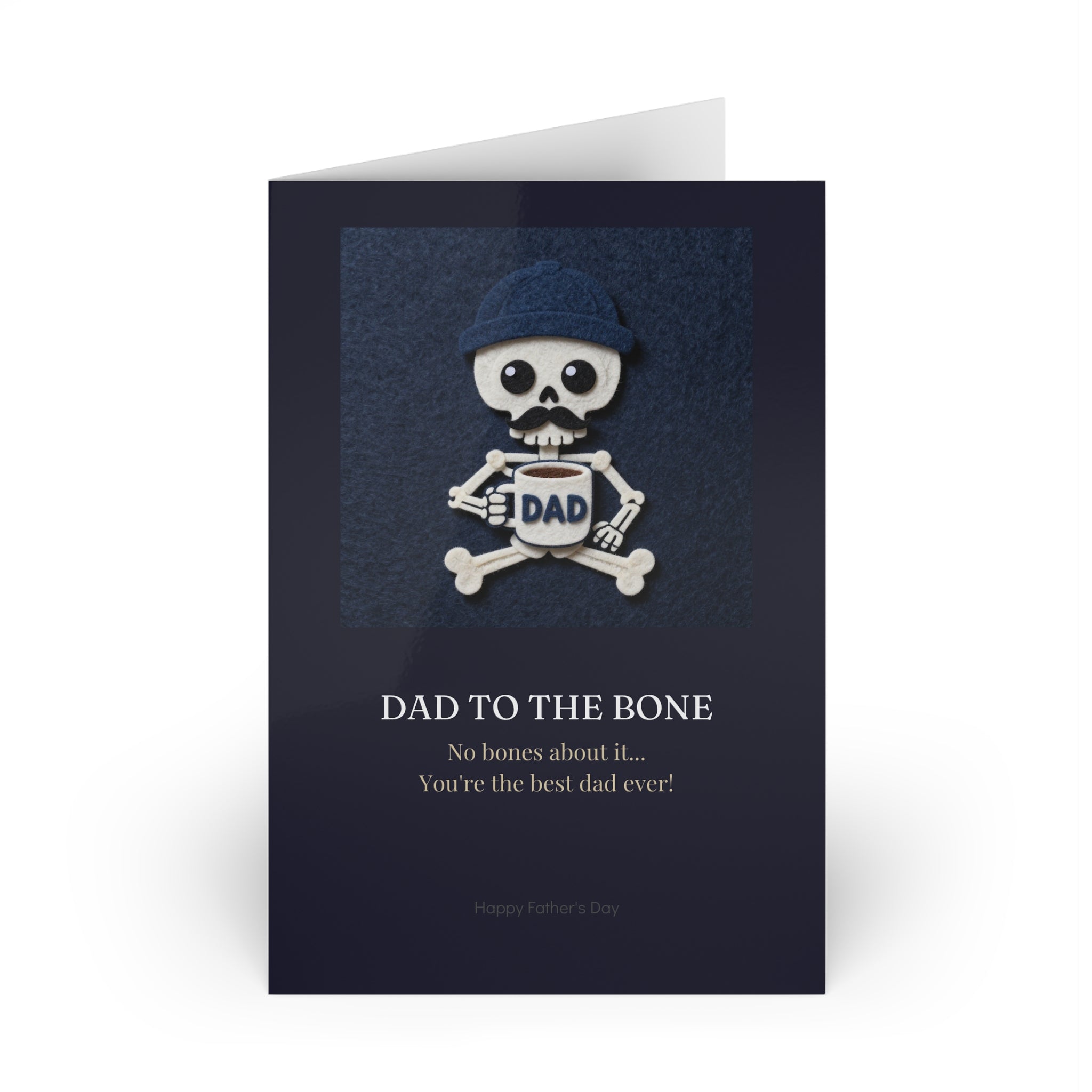 Father's Day Card — Dad to the Bone (1 pc)