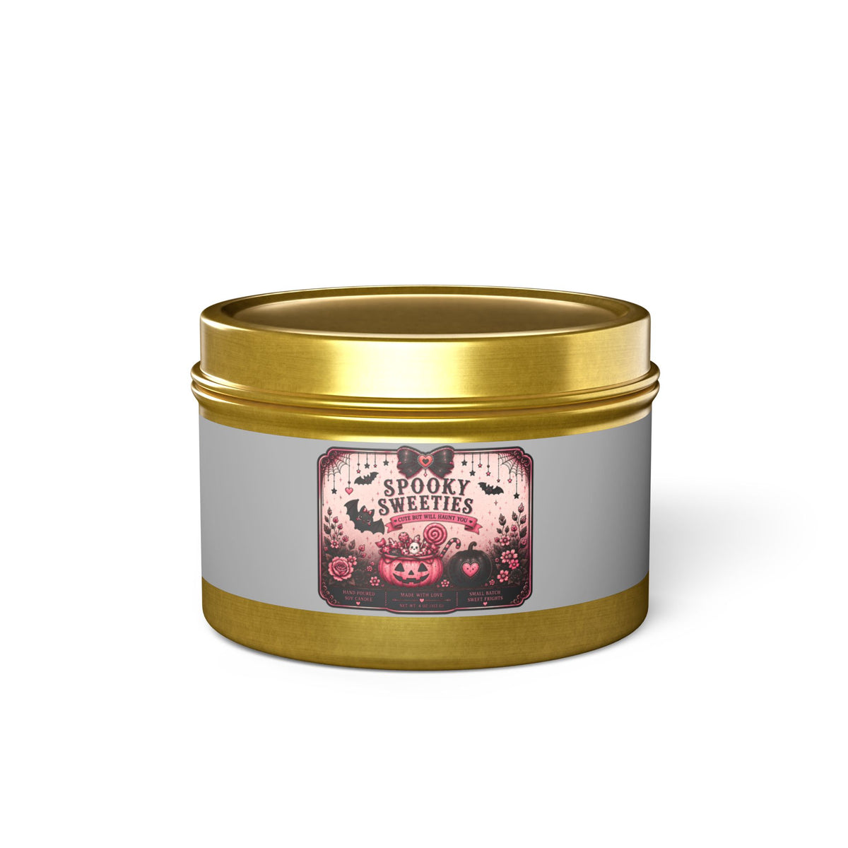 Spooky Sweeties Candle #4 | 4 oz Scented Tin Candle