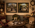 Whimsical Rabbit - Set of 2 Digital Posters
